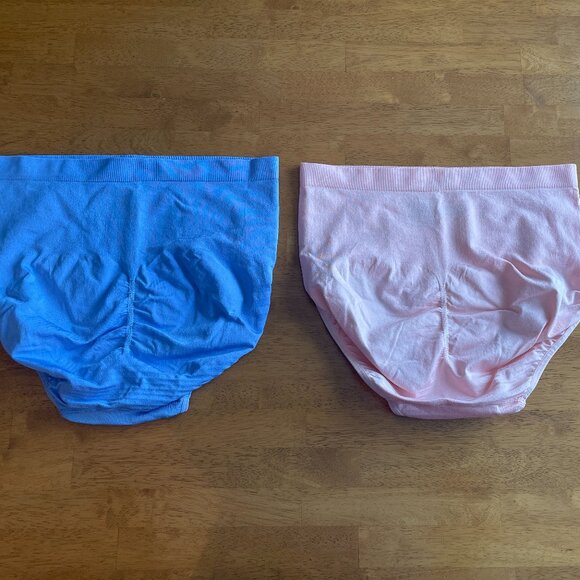 NWOT Set of 2 - Size 2XL Maidenform purple pink tummy control briefs - Picture 7 of 11